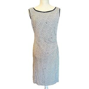 Tory Burch Black and White Logo MIDI Dress - size M and S